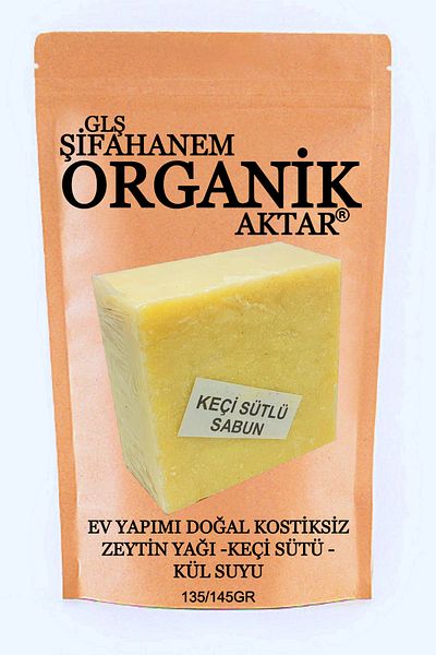 GLŞ ŞİFAHANEM ORGANİK AKTAR صابون حليب الماعز - قطع مريح