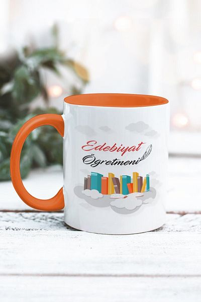 Yaprak Hediyelik كوب بتصميم معلم الأدب