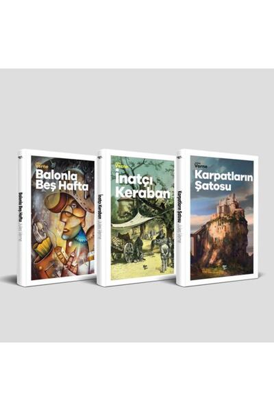 Halk Kitabevi Çok Sevilen Jules Verne Öyküleri 1 - 3 Kitap