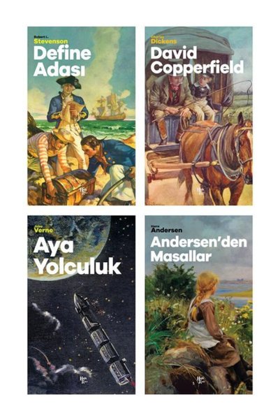 HalkKitabevi The Most Popular Çocuk Klasikleri Seti - 4 Books