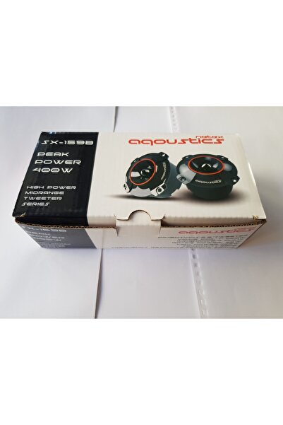 AQOUSTİCS Sx159b 8 Cm 400 W 60 Rms Dome Tiz Dome ÇİFTİ