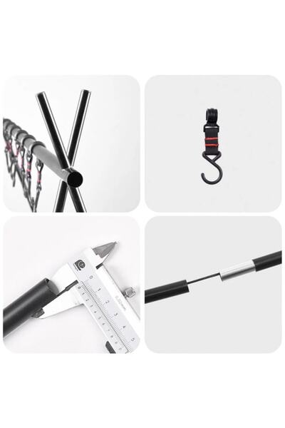 ON OFF KAMP Kamp Rafı Katlanır Çantalı 6 Taşıma Askılı