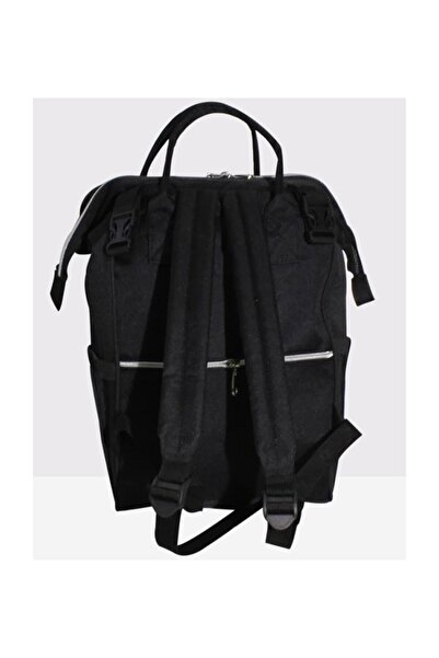 Resmo Bebek Atta Çantası, Anne Bebek Bakım Çantası - Siyah