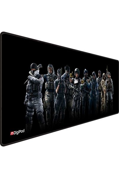 Digipod لوحة ماوس ألعاب مقاس 90x40 Xxl لوحة ماوس ألعاب كبيرة بقاعدة مضادة للانزلاق بسُمك 4 مم
