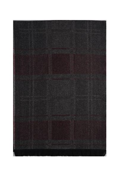 Esgue Plaid Patterned Scarf & Camisole