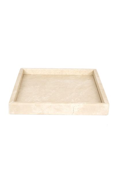 marandmore Plein Beige Marble Tray 25x25 Cm