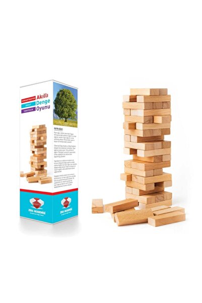 Zeka Akademisi لعبة التوازن الذكية Jenga Deluxe Beech Tree
