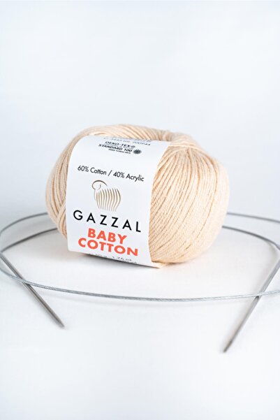 Gazzal Baby Cotton Amigurumi Punch прежда за ръчно плетене 50 г (3445)