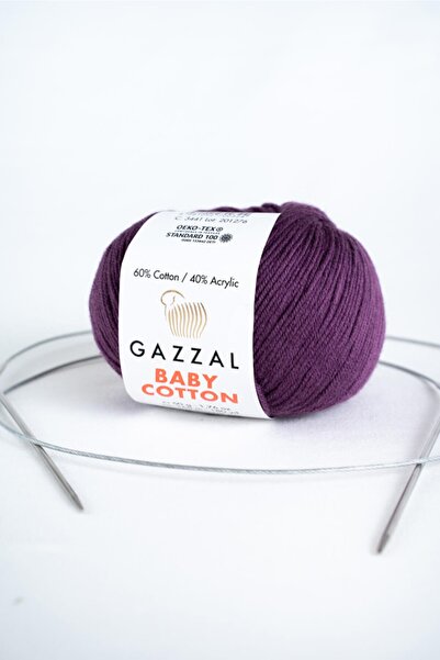 Gazzal Baby Cotton Amigurumi Punch прежда за ръчно плетене 50 г (3441)