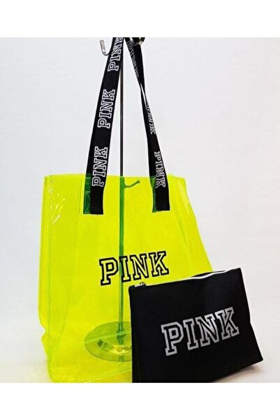 Shopiolog Şeffaf Plaj Çantası 40 x 37 cm Ekstra Küçük Çanta