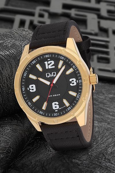 Q&Q Men's Black Wristwatch 3g3270
