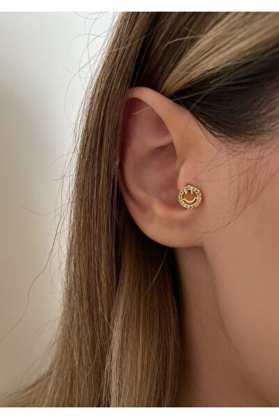 Okkostore Kadın Smile Tragus Kıkırdak Piercing