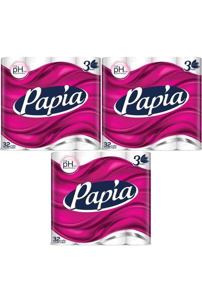 Papia Tuvalet Kağıdı (3 KATLI) 96 Lı Pk (3PK*32)