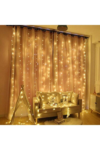 Magic Hobby 2.5 X 2.5 Metre Saçaklı Perde Led Dekoratif Amaçlı Perde Led