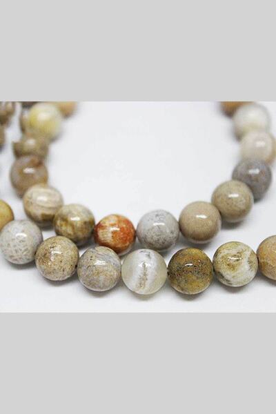 Yasamtohumu Niz perli od jaspisnog kamena 8 mm