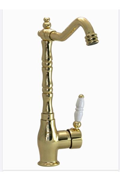 hilal Rustic Gold Yellow Sink Faucet