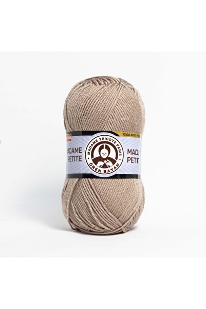 Ören Bayan Madame Petite Antipilling El Örgü Ipliği 100 Gr. 142 Toprak