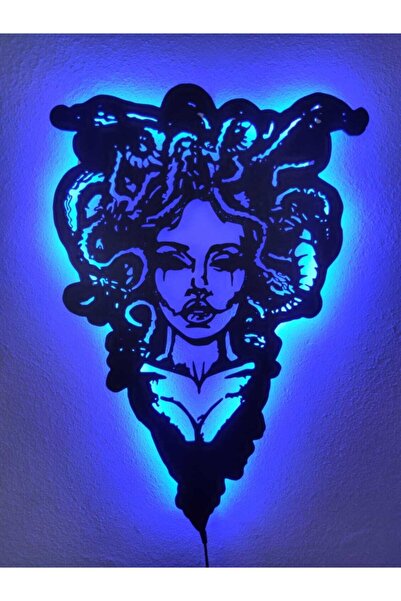 dekoraven Medusa Led Işıklı Tablo