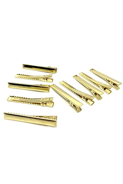 Shopiolog Γυναικεία αγκράφα 5,5 εκ. Χρυσή Μεταλλική Κολέτα 20 τεμαχίων