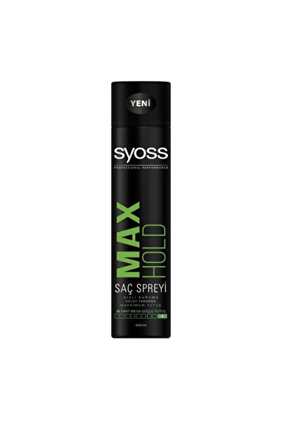 Syoss Max Hold Mega Güçlü Tutuş 5 Saç Spreyi 400 ml