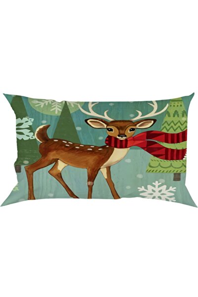 LadiesHome Ειδική σχεδίαση 50x30 Ορθογώνια Μαξιλαροθήκη Ριχτάρι με στάμπα διπ...