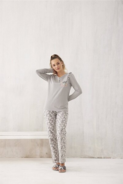 Relax Mode Kadın Penye Pijama Takımı - 10477