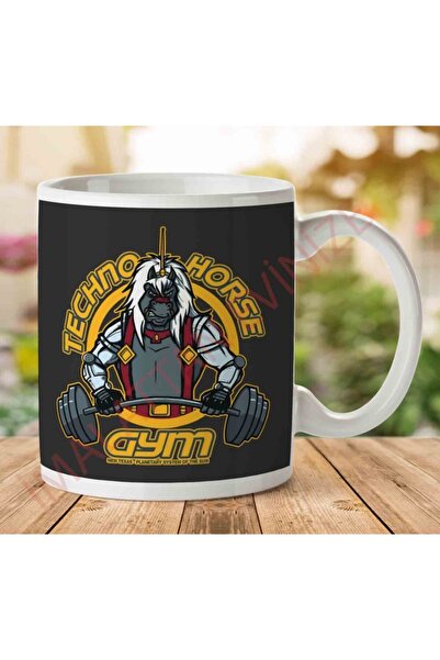 ART HEDİYE كوب تكنو هورس جيم برافيستار مطبوع على الجانبين
