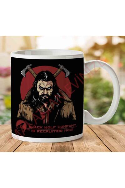 ART HEDİYE The Black Wolf Company Recruiting Now Two Sided Printed Mug