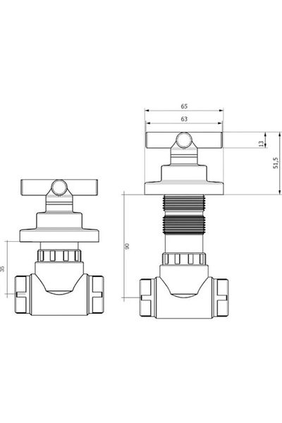 Visam Built-In Valve