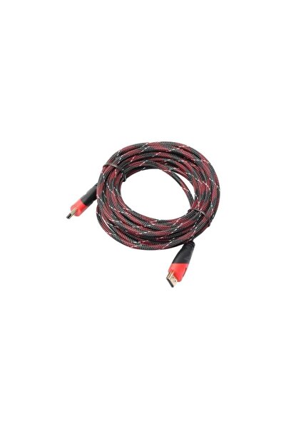 Pl-8014 1080p Hasır Örgülü Hdmı Kablo - 5m