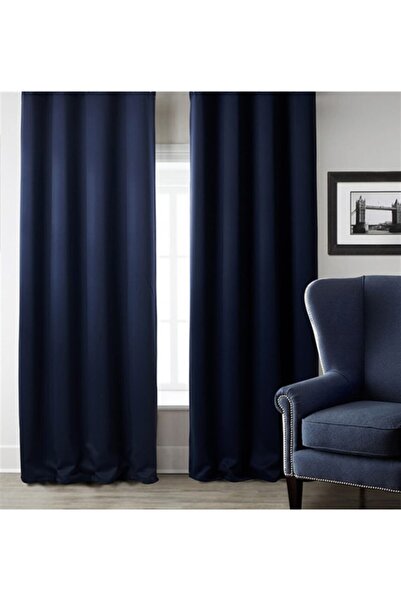 Taç Perdele opace Blackout Indigo Blue Gp66