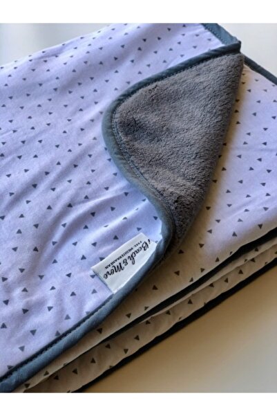 iBeach and More Sleepy Çift Yüz Bebek Battaniyesi / Pamuklu-wellsoft