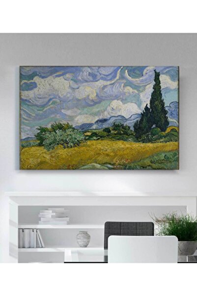 StellaStore Vincent Van Gogh Selvi Ağaçlı Buğday Tarlası