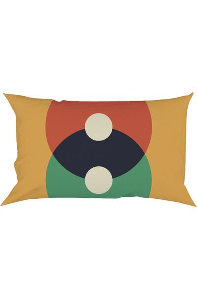 LadiesHome Față de pernă cu design special, dreptunghiulară, imprimată pe dou...
