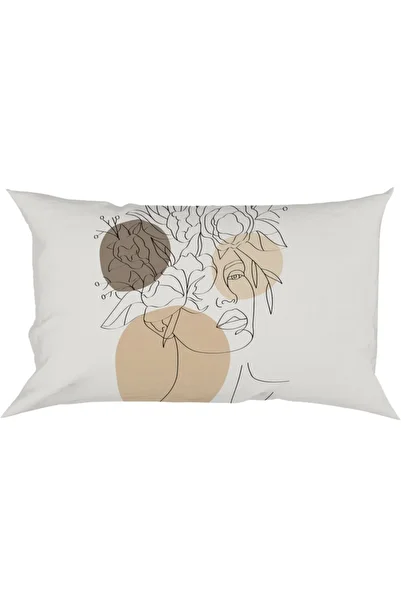 LadiesHome تصميم مخصص 50x30 مستطيل مزدوج الجوانب مطبوع وسادة رمي غطاء وسادة