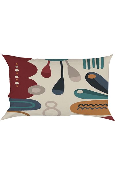 LadiesHome Custom Design 50x30 Rectangular Double Sided Printed Throw Pillow Pillow Case