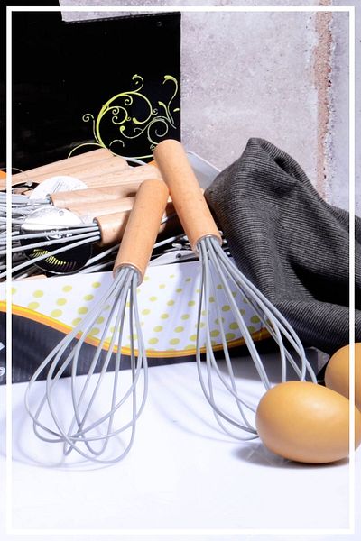 HAZARPAZAR Smoked Bamboo Silicone Beater