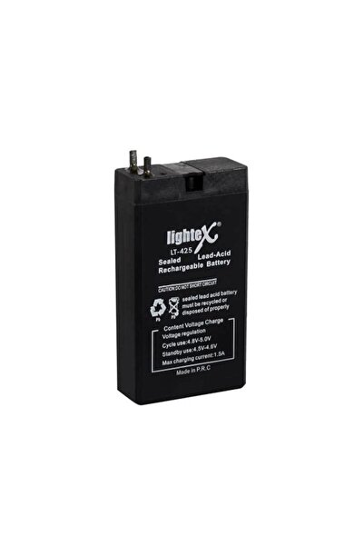 Genel Markalar Akü 4v 2.3a Işıldak Fener ( 2x10x5cm ) Lıghtex Lt-425