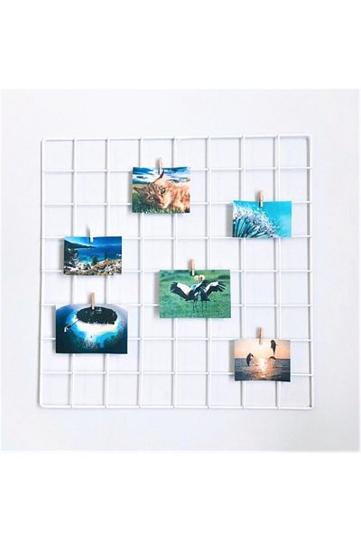 Aleda White Wire Wall Board