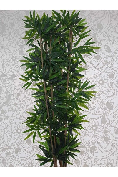 Bahçem Yapay Yapraklı Bambu Çubukları Yoğun Dekorasyonu 180cm 5 Adet-150cm 5 Adet