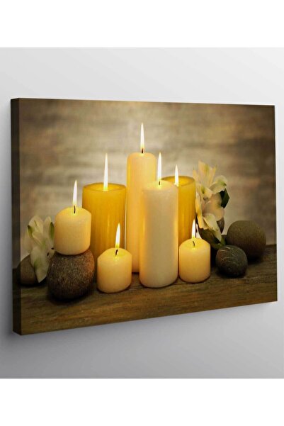 StellaStore Mum Işığı Kanvas Tablo