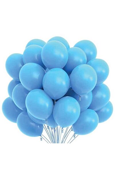 BEST PARTİ DOĞUM GÜNÜ PARTİ SÜSLERİ بالون باستيل أزرق فاتح 10 قطع