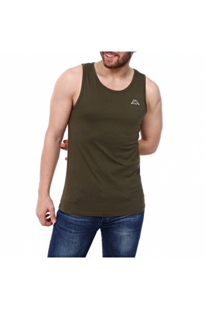 Kappa Erkek Kolsuz T-shirt Gatan Haki