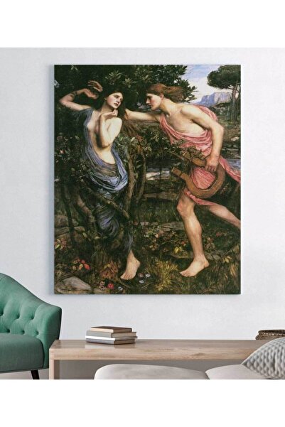 StellaStore John William Waterhouse Apollo Ve Daphne Kanvas Tablo