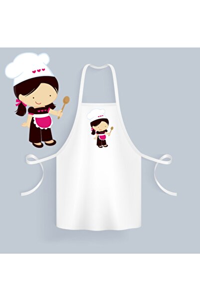 Mandalin Consept Chef Kitchen Apron (For Children)b24