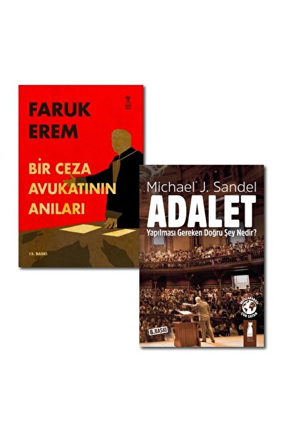 Felix Kitap Adalet Michael J. Sandel Ve Bir Ceza Avukatının Anıları Faruk Erem