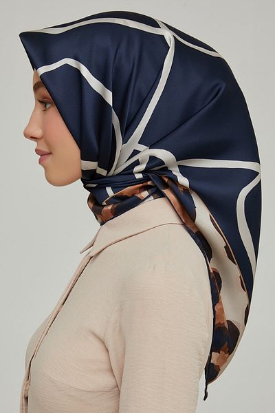 Armine Μεταξωτό κασκόλ 8653d (twill) (νοσταλγία)