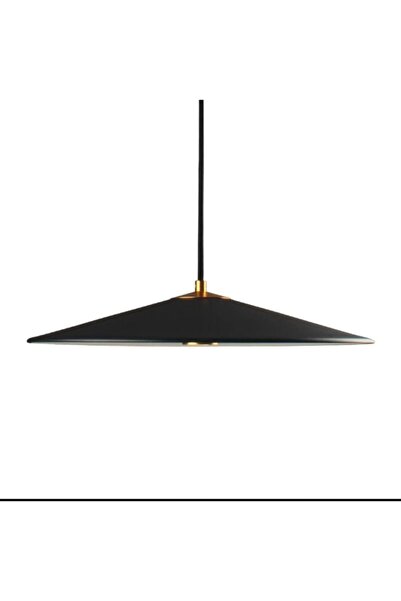 Rsylight Retro Siyah Metal Dekoratif Tekli Kafe Mutfak Aydınlatma Avize Çağ:40 Cm