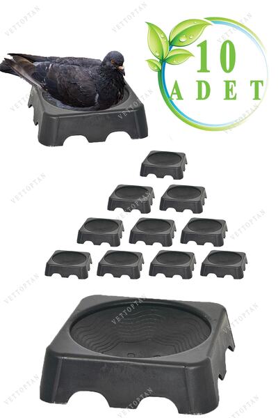 Genel Markalar Foluk Güvercin Folluğu Kare 10 Adet Yumurtalık Yuva Plastik Pigeon Yuvalık Kümes Ekipmanları Malzeme