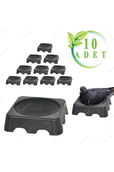 Genel Markalar Foluk Güvercin Folluğu Kare 10 Adet Yumurtalık Yuva Plastik Pigeon Yuvalık Kümes Ekipmanları Malzeme